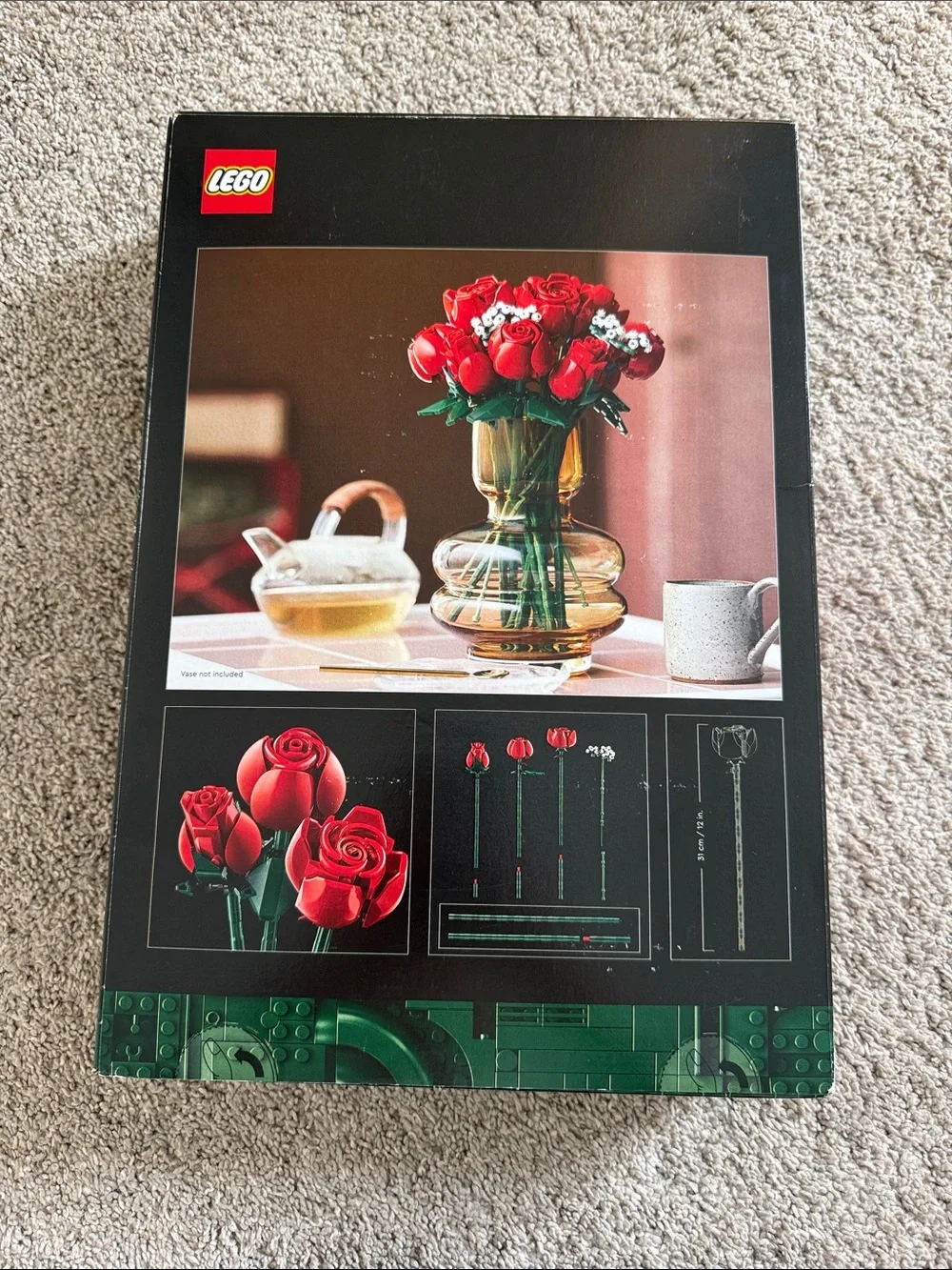 Bouquet of Roses Lego Set